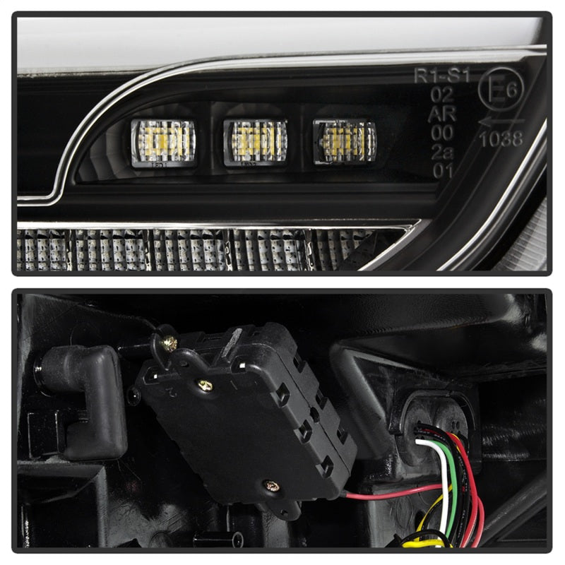 SPYDER 5085719 Spyder 15-17 Ford Focus Hatchback LED Tail Lights w/Indicator/Reverse - Black (ALT-YD-FF155D-LED-BK)