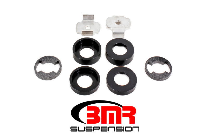 BMR Suspension CB010 BMR 15-17 S550 Mustang Cradle Bushing Lockout Kit Level 1 - Black