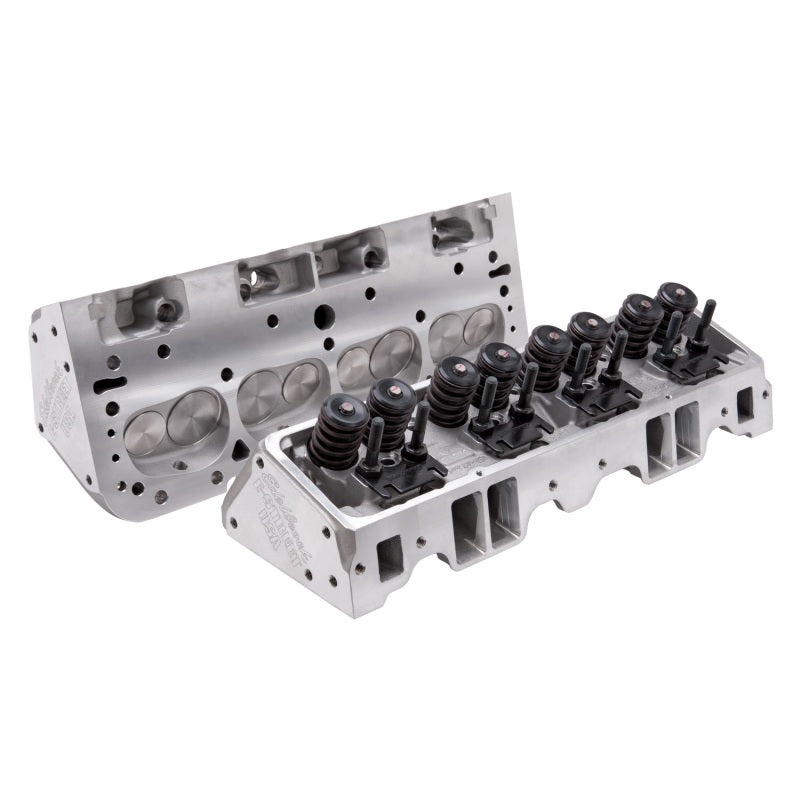 Edelbrock EDE5073 SBC E-Street Cylinder Heads - 70cc 2.02/1.60