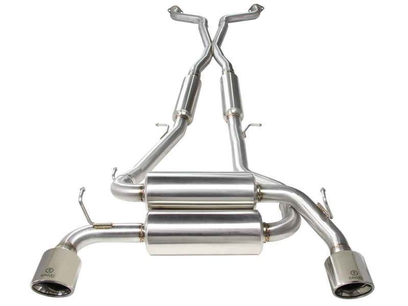 aFe 49-36103-P Takeda 2-1/2in 304SS Cat-Back Exhaust Infiniti G37 08-13/Q60 14-15 V6-3.7 w/ Polished Tips