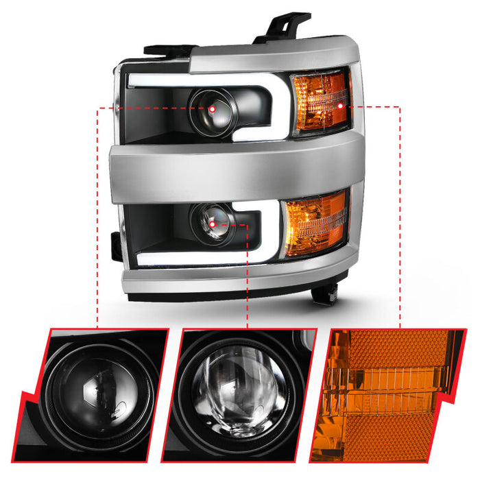 ANZO 111359 ANZ LED/Projector Headlights