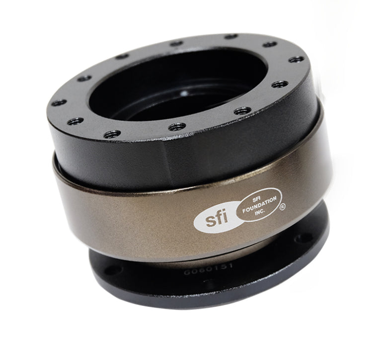 NRG SRK-200-1BK Quick Release Gen 2.0 - Black Body / Chrome Ring SFI Spec 42.1