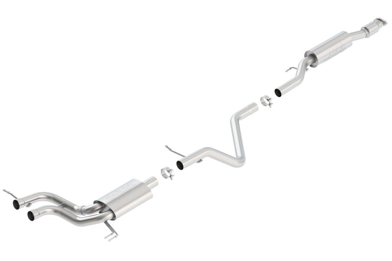 Borla 140506 13-15 Hyundai Veloster Turbo 1.6L AT/MT FWD 2dr Dual Center Rear Exit Cat-Back Exhaust