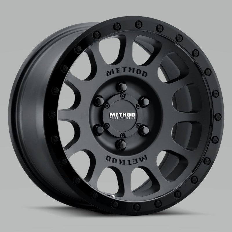 Method Wheels MR305890601012N Method MR305 NV 18x9 -12mm Offset 6x5.5 108mm CB Double Black Wheel