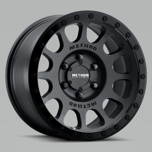 Method Wheels MR305890601012N Method MR305 NV 18x9 -12mm Offset 6x5.5 108mm CB Double Black Wheel