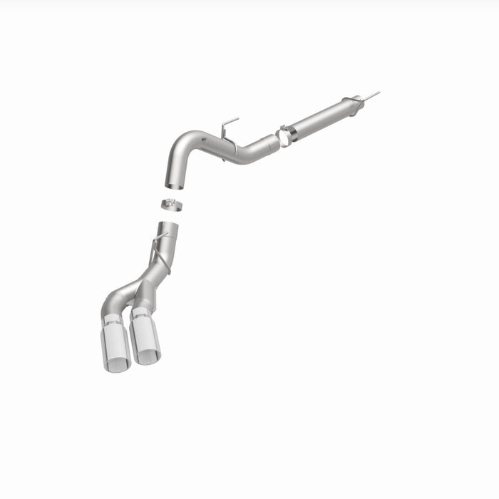 Magnaflow 19422 MagnaFlow CatBack 2018 Ford F-150 V6-3.0L Dual Exit Polished Stainless Exhaust - MF Series