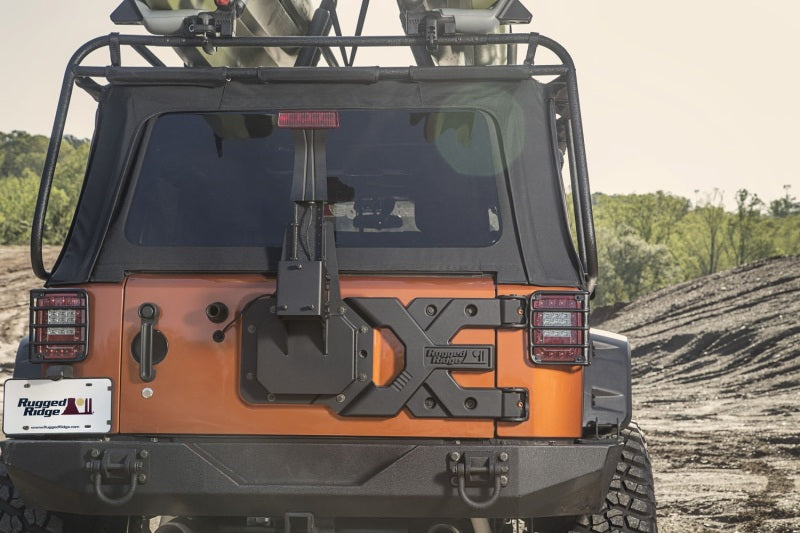 Rugged Ridge 11546.50 Spartacus HD Tire Carrier Kit 07-18 Jeep Wrangler