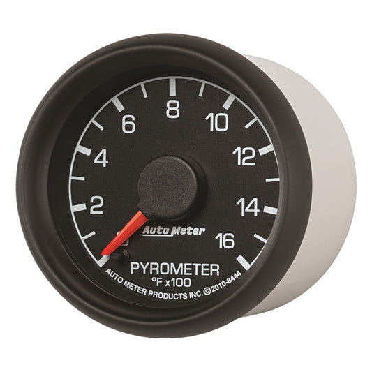 AutoMeter 8444 Autometer Factory Match Ford 52.4mm Full Sweep Electronic 0-1600 Deg F EGT/Pyrometer Gauge