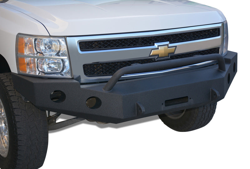 DV8 Offroad FBCS1-01 07-13 Chevrolet Silverado 1500 Front Bumper - Black Powdercoat
