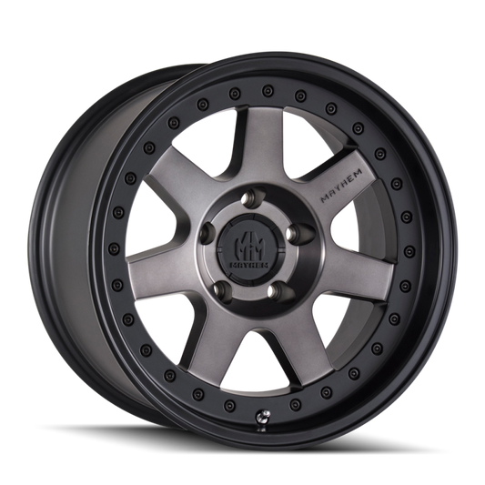 Mayhem 8300-2978TM 8300 Prodigy 20x9 / 8x180 BP / 0mm Offset / 130.8mm Hub Matte Black w/ Dark Tint Wheel