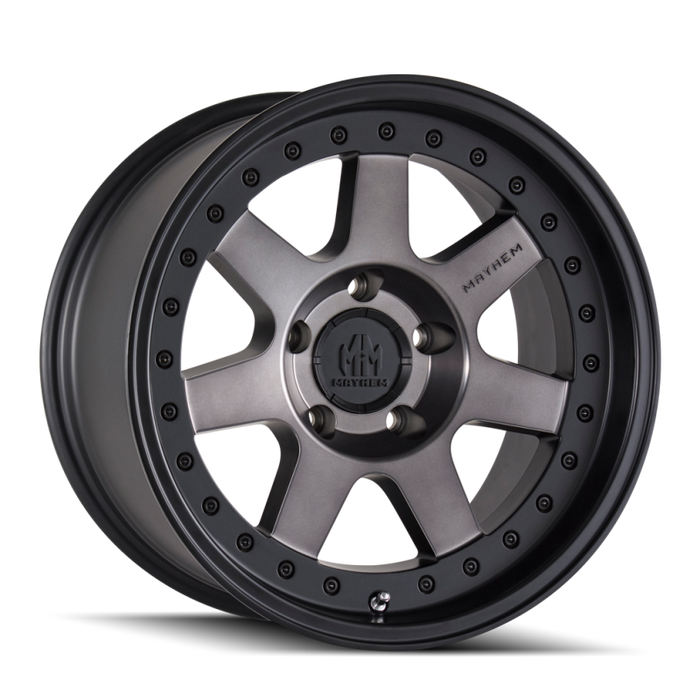Mayhem 8300-2978TM 8300 Prodigy 20x9 / 8x180 BP / 0mm Offset / 130.8mm Hub Matte Black w/ Dark Tint Wheel