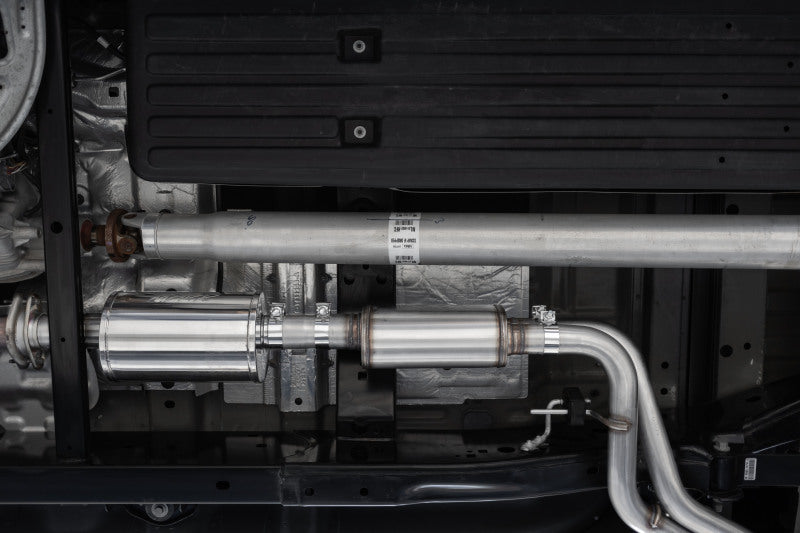 MBRP S5219BLK 2021+ Ford F150 Black Coated Dual Pre-Axle (Street Profile) 2.5in OD Tips 3in Cat Back Exhaust