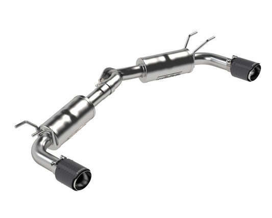 MBRP S44503CF 19-23 Mazda 3 Hatchback T304SS 2.5in Axle-Back, Dual Rear Exit w/Carbon Fiber Tips