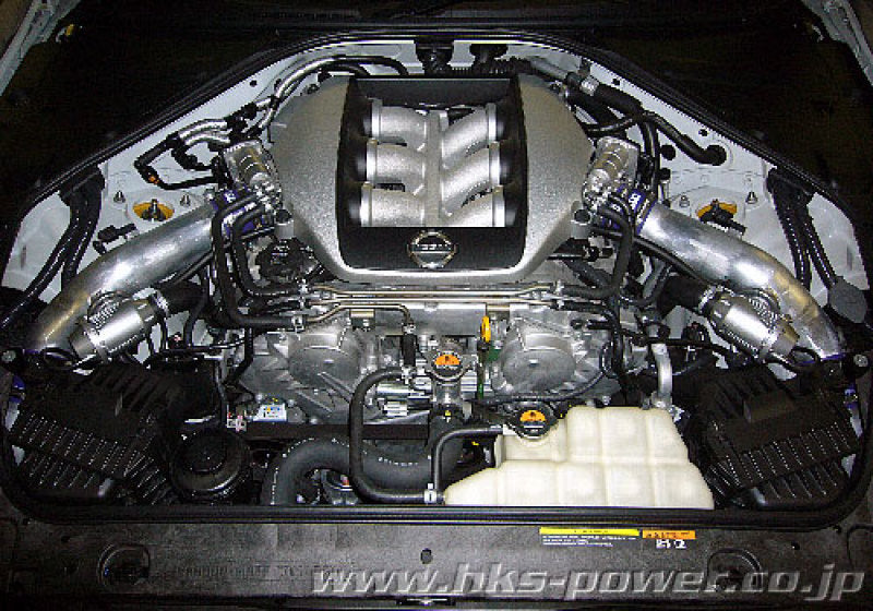 HKS 71008-AN027 09-10 GT-R R35 SSQV4 BOV Kit Includes 2 SSQV & Polished Aluminum Pipes