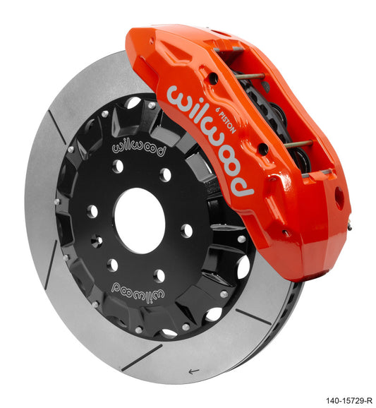 Wilwood 140-15729-R TX6R Big Brake Truck Front Brake Kit 16in Rotor Red w/ Lines 19-25 Cadillac/Chevrolet/GMC
