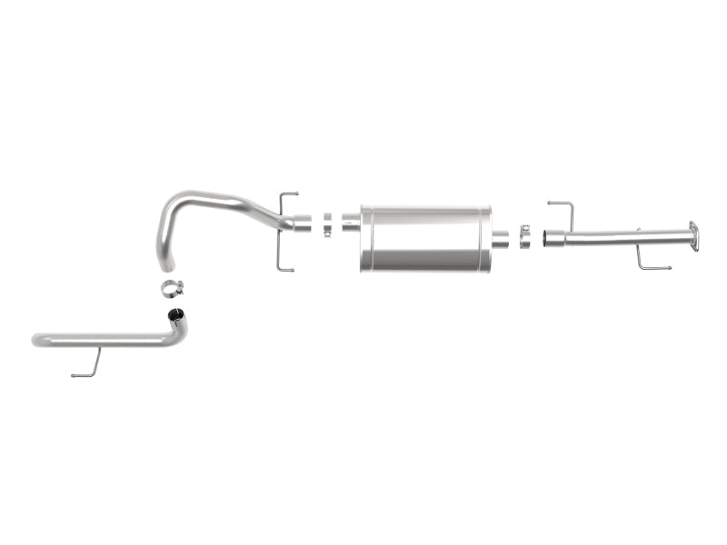 aFe 49-46041-1 MACH Force-XP 2.5in 409 SS Cat-Back Hi-Tuck Exhaust - 10-19 Toyota 4Runner V6-4.0L