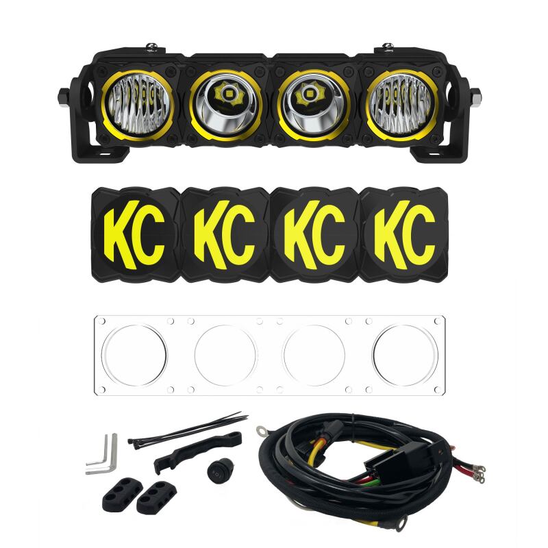 KC HiLiTES 291 FLEX ERA LED 10in. Light Bar - Master Kit