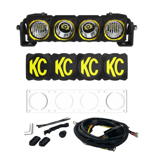 KC HiLiTES 291 FLEX ERA LED 10in. Light Bar - Master Kit