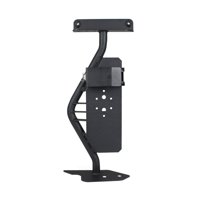 Go Rhino 701011T 18-24 Jeep Wrangler JL/JLU/JT Front Fender Jack Mount for Hi-Lift Jack - Tex. Blk