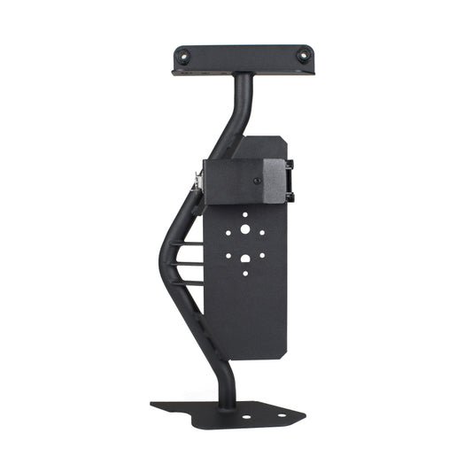 Go Rhino 701011T 18-24 Jeep Wrangler JL/JLU/JT Front Fender Jack Mount for Hi-Lift Jack - Tex. Blk