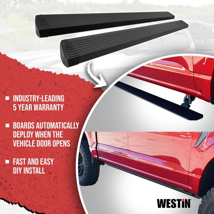 Westin 29-24015 15-25 Chevrolet Colorado/Canyon Crew Cab Pro-e Electric Running Boards - Textured Black