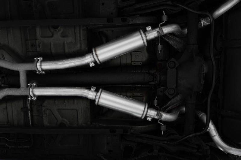 MBRP S7221ALBT 99-04 Ford Mustang GT 4.6L 2.5in. Dual Split Rear AL Cat Back w/ 3.5in. Dual Wall Blk. Tips