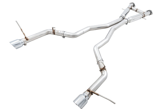 AWE Tuning 3020-32061 2020 Jeep Grand Cherokee SRT Track Edition Exhaust - Chrome Silver Tips
