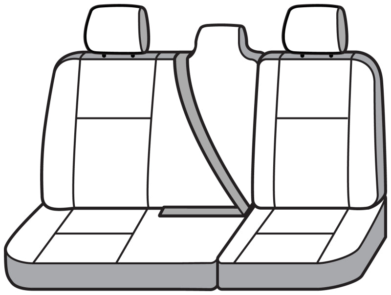 Covercraft SS8537PCCH 19-23 Dodge RAM 1500 Polycotton SeatSaver Custom Second Row Seat Covers - Charcoal