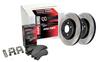 Stoptech 938.33089 Street Axle Pack Drilled & Slotted, Front