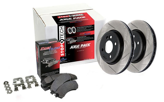 Stoptech 937.58502 Street Axle Pack, Slotted, Rear