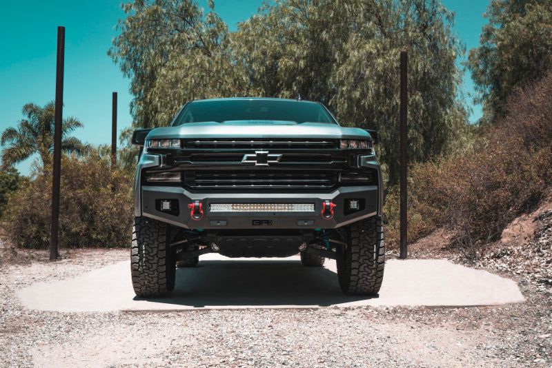 Body Armor 4x4 GM-19344 2019+ Chevy Silverado 1500 Ambush Series Front Bumper (Non-Winch)