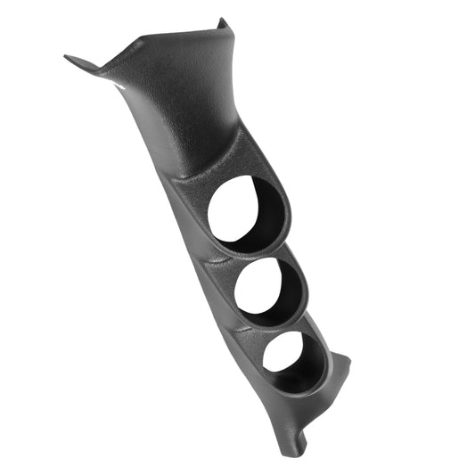 AutoMeter 17103 Autometer 95-98 Chevy Silverado/Dmax (also for 99 C/K) Triple Pillar - Black