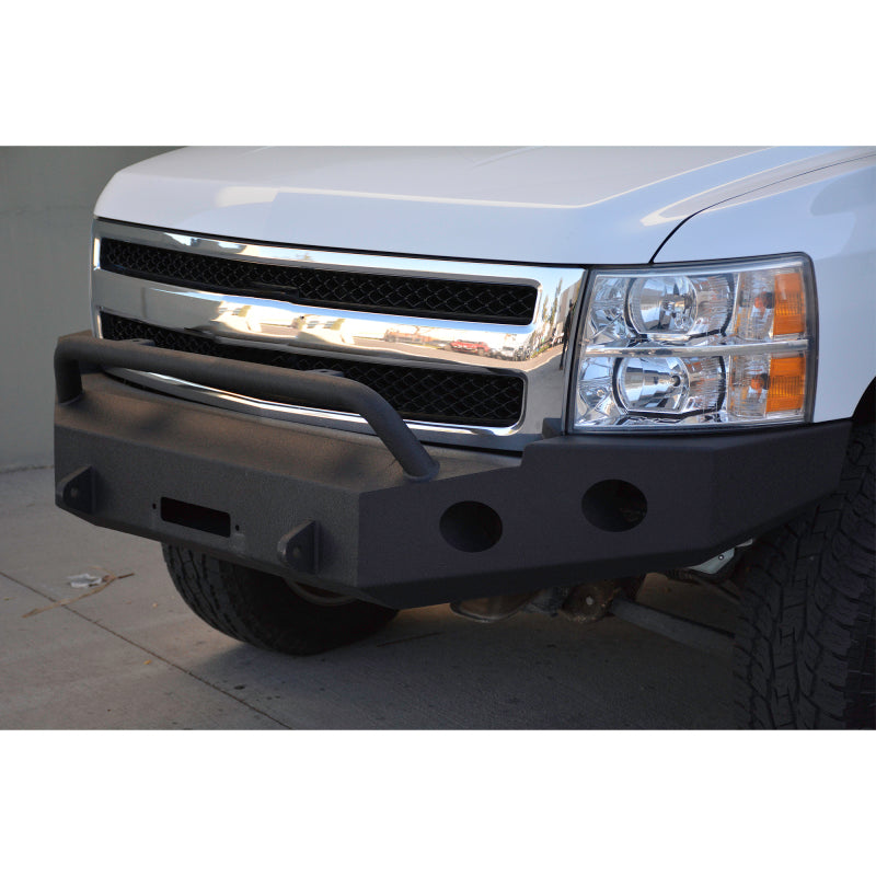 DV8 Offroad FBCS1-01 07-13 Chevrolet Silverado 1500 Front Bumper - Black Powdercoat