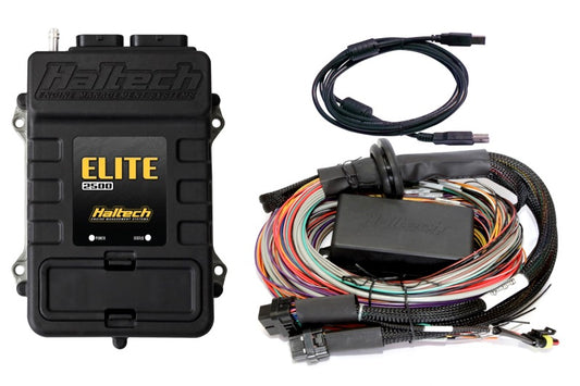 Haltech HT-151304 Elite 2500 Premium Universal Wire-In Harness ECU Kit