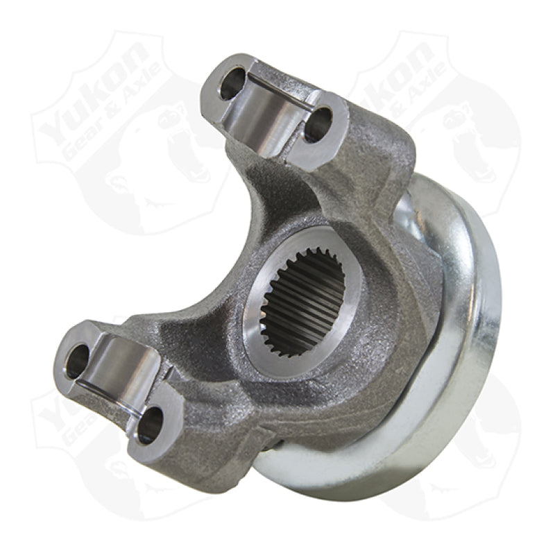 Yukon Gear & Axle YY GM8.2-1310-25 Yukon Gear Yoke For GM 8.2in w/ A 1310 U/Joint Size. This Yoke Uses U-Bolts