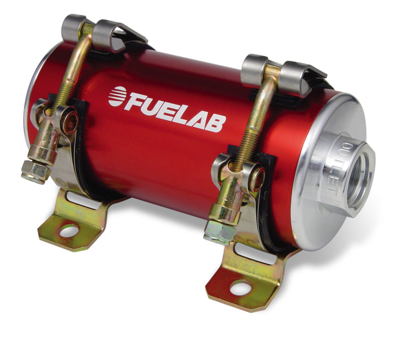 Fuelab 42401-2 Prodigy High Pressure EFI In-Line Fuel Pump - 1500 HP - Red