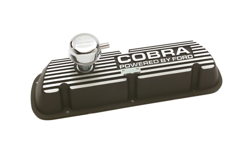 Ford Racing M-6582-A Black Satin Valve Cover Cobra