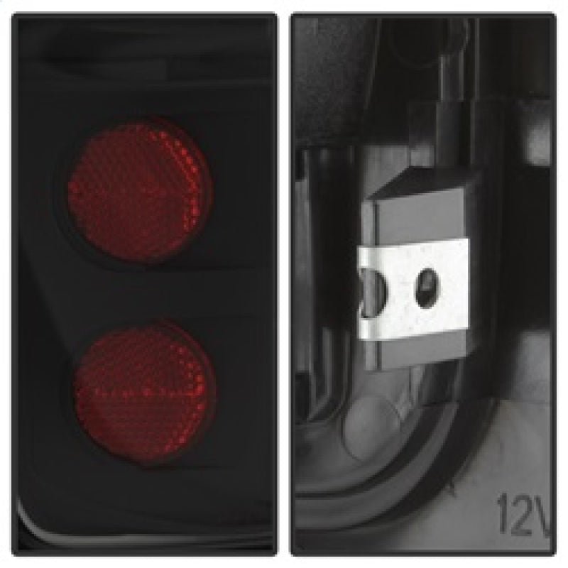 SPYDER 5012753 xTune Dodge RAM 1500/2500/3500 94-01 Euro Style Tail Lights Black ALT-ON-DRAM94-BK