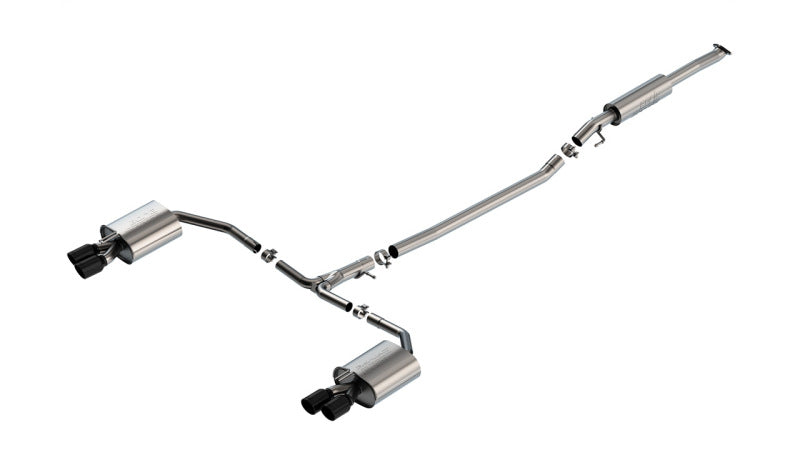 Borla 140891BC 21-23 Kia K5 GT i4 AT FWD 4DR 2.00in 2.75in S-Type Exhaust - Black Chrome