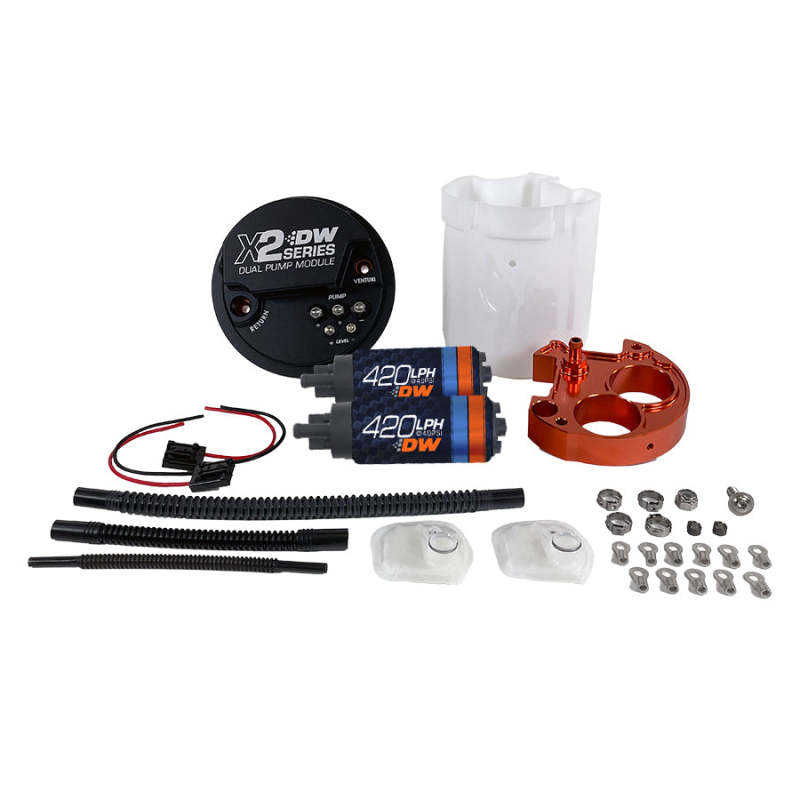 DeatschWerks 9-421-7050 Deatschwerks X2 Series Fuel Pump Module with Dual DW420 Pumps For 2008-21 WRX/STI