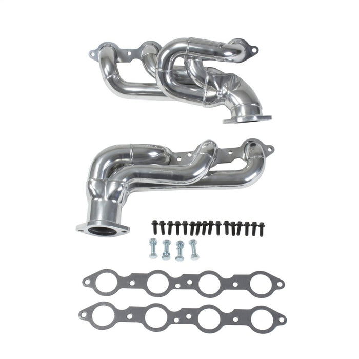 BBK 40200 10-15 Camaro LS3 L99 Shorty Tuned Length Exhaust Headers - 1-3/4 Silver Ceramic