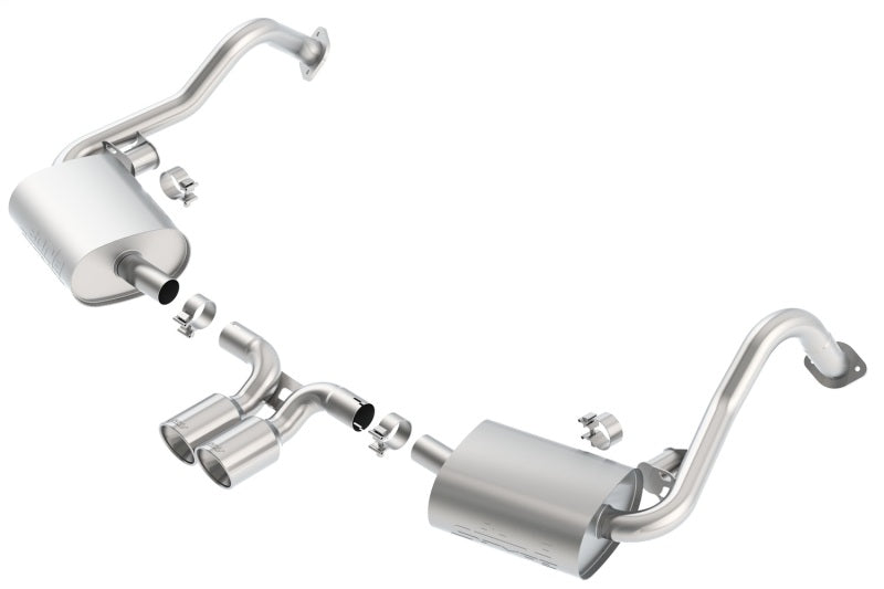 Borla 140534 14-15 Porsche Cayman/Boxster (981) RWD 2Dr Dual Center Rear Exit Catback 4in Tip Exhaust Sys