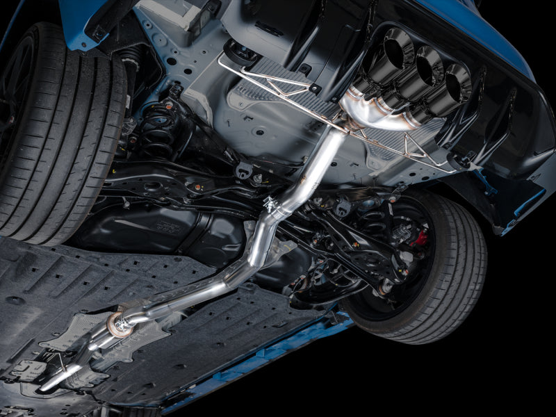 AWE Tuning 3020-53287 2023 Honda Civic Type R FL5 Track Edition Exhaust w/ Triple Diamond Black Tips