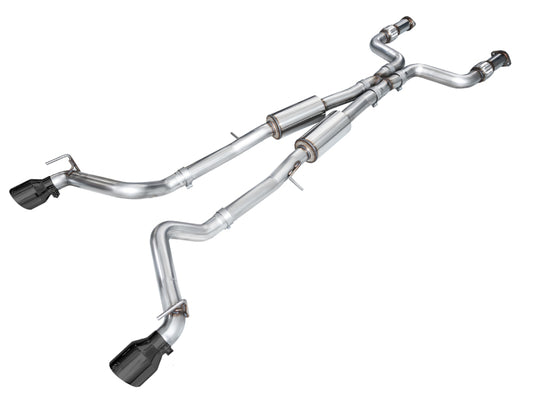 AWE Tuning 3020-33400 AWE 2023 Nissan Z RZ34 RWD Track Edition Catback Exhaust System w/ Diamond Black Tips