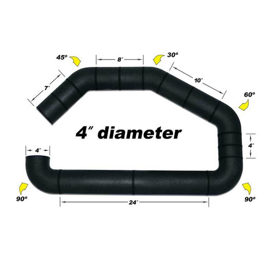 Airaid 100-400 U-Build-It - 4in Intake Tube
