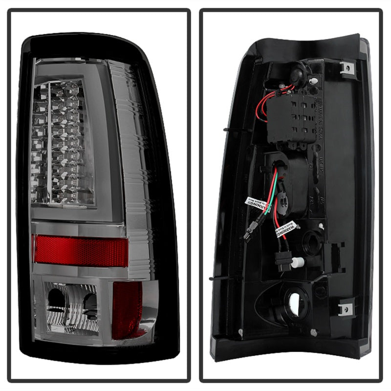 SPYDER 5081940 Spyder Chevy Silverado 1500/2500 03-06 Version 2 LED Tail Lights - Smoke ALT-YD-CS03V2-LED-SM