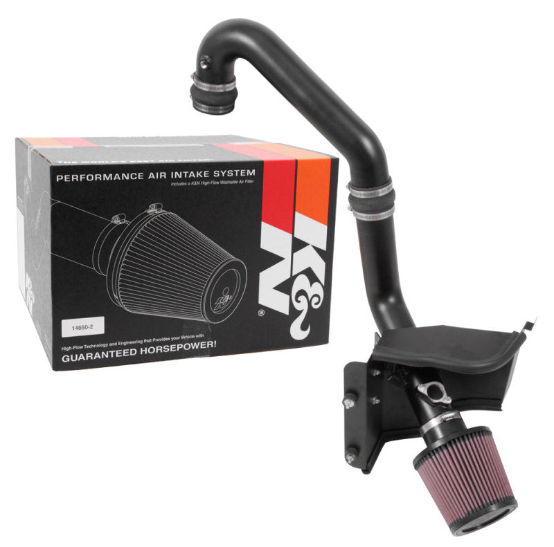 K&N Engineering 69-8010TTK K&N 17-18 Subaru Impreza 2.0L H4 F/I Typhoon Short RAM Intake
