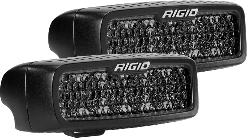 Rigid Industries 905513BLK SR-Q Series PRO Midnight Edition - Spot - Diffused - Pair