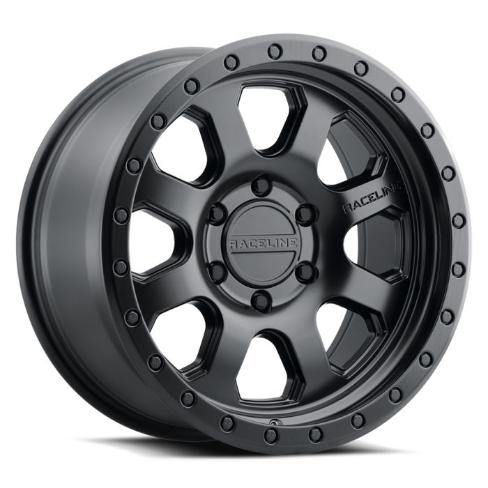 Raceline 959B-78560-00 959B Avenger 2.0 17x8.5in / 6x139.7 BP / 106.1mm Bore - Satin Black Wheel