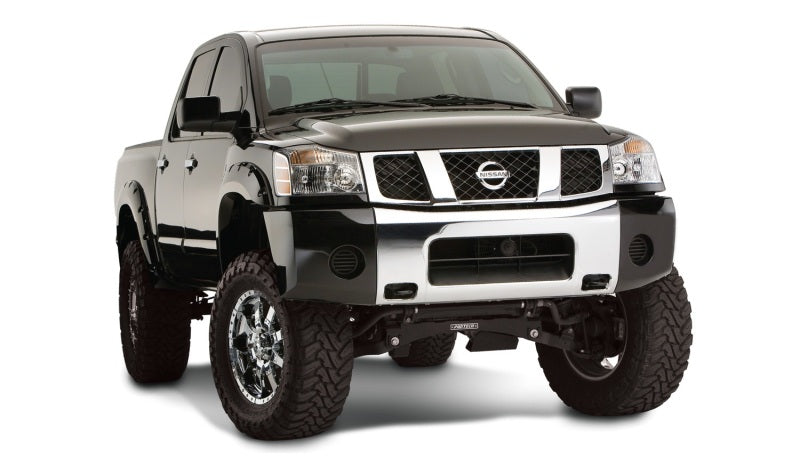 Bushwacker 70908-02 04-15 Nissan Titan Pocket Style Flares 4pc 67.1/78.9/84/96in - Black